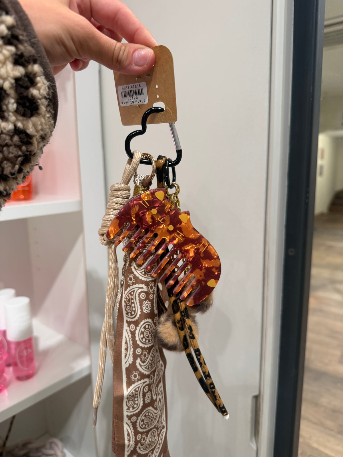 Grigri de sac bandana et peigne