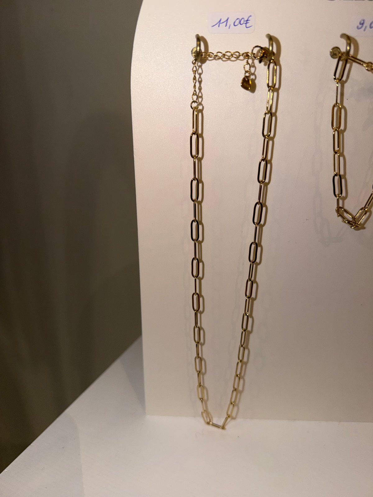 Chaîne collier Charms (rectangulaire)