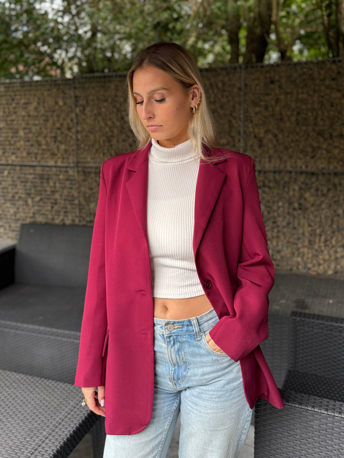Blazer BURGUNDY