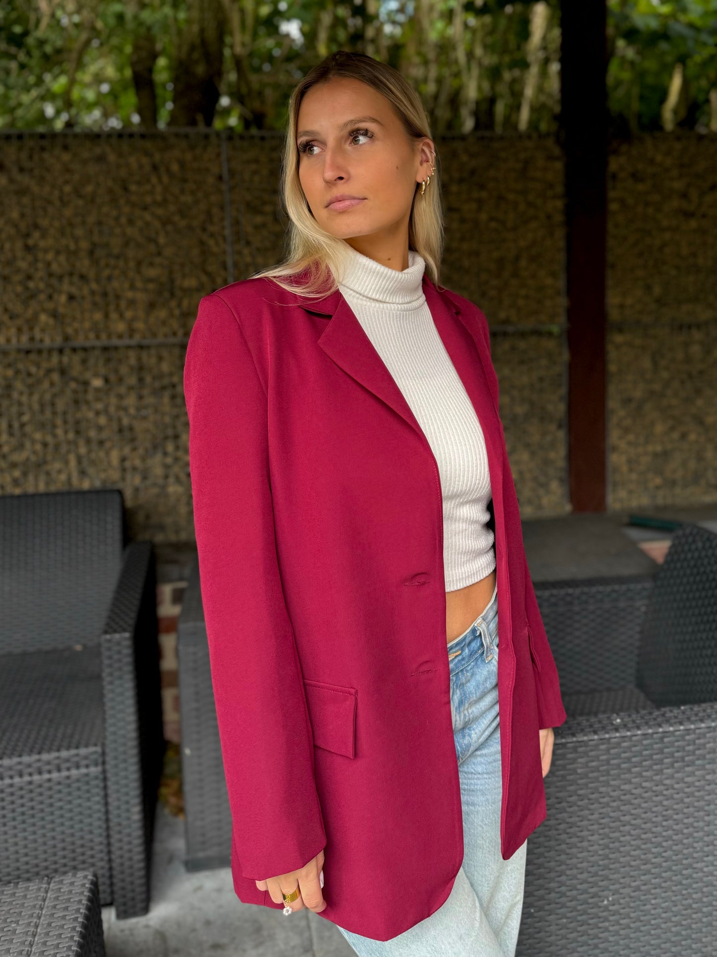 Blazer BURGUNDY
