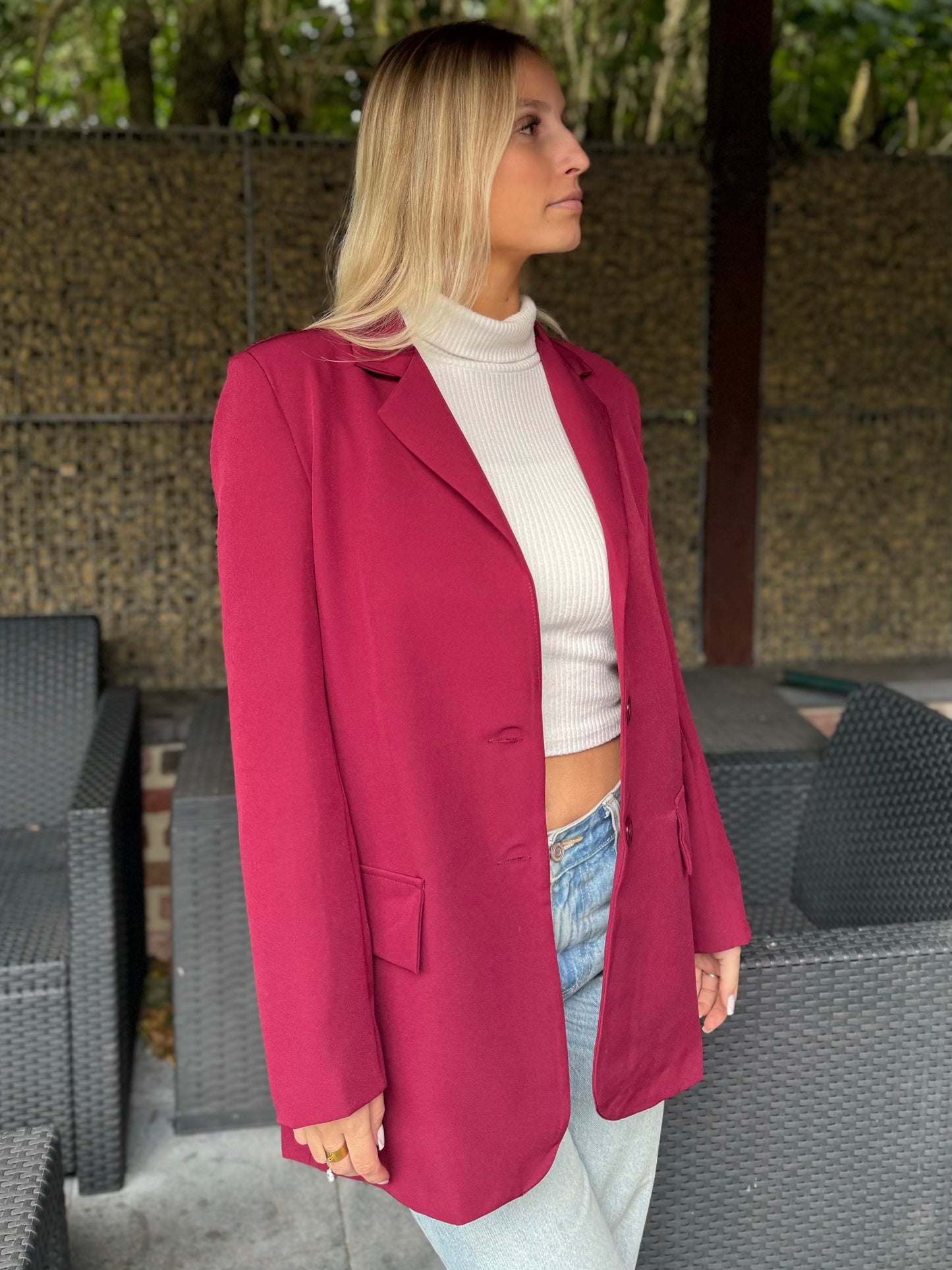 Blazer BURGUNDY