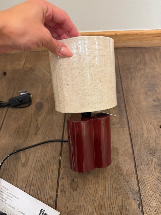 Lampe bordeaux