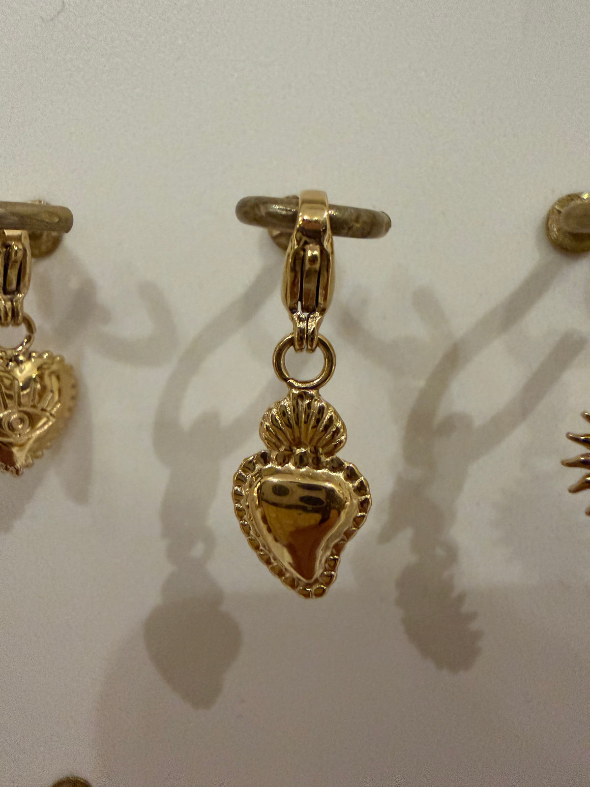 Charms coeur coquillage