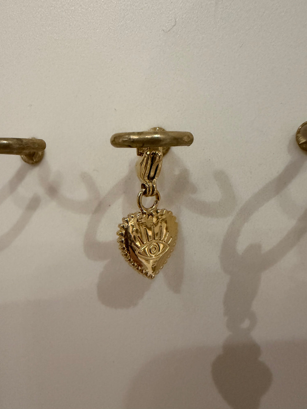 Charms coeur/oeil