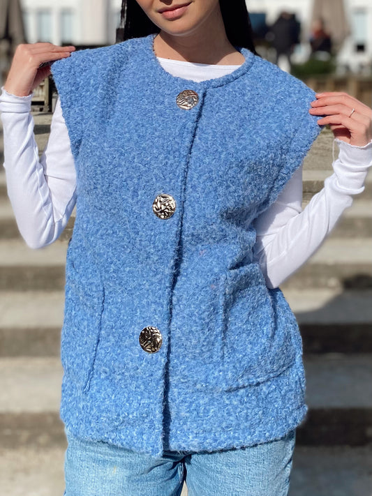 Pull sans manche AZURE