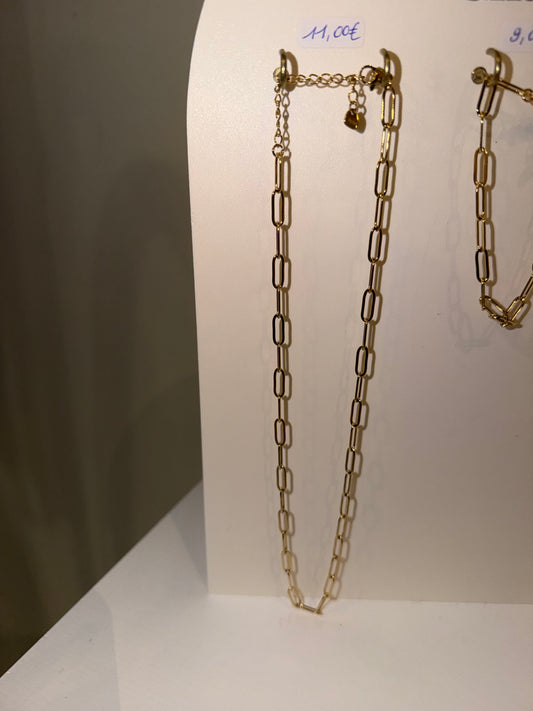 Chaîne collier Charms (rectangulaire)