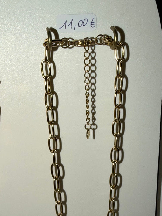 Chaine charms petits maillons (ronds) / collier