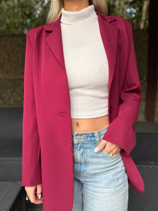 Blazer BURGUNDY